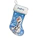 Personalized Disney Frozen Olaf Blue Christmas Stocking With Name - 19 Inches
