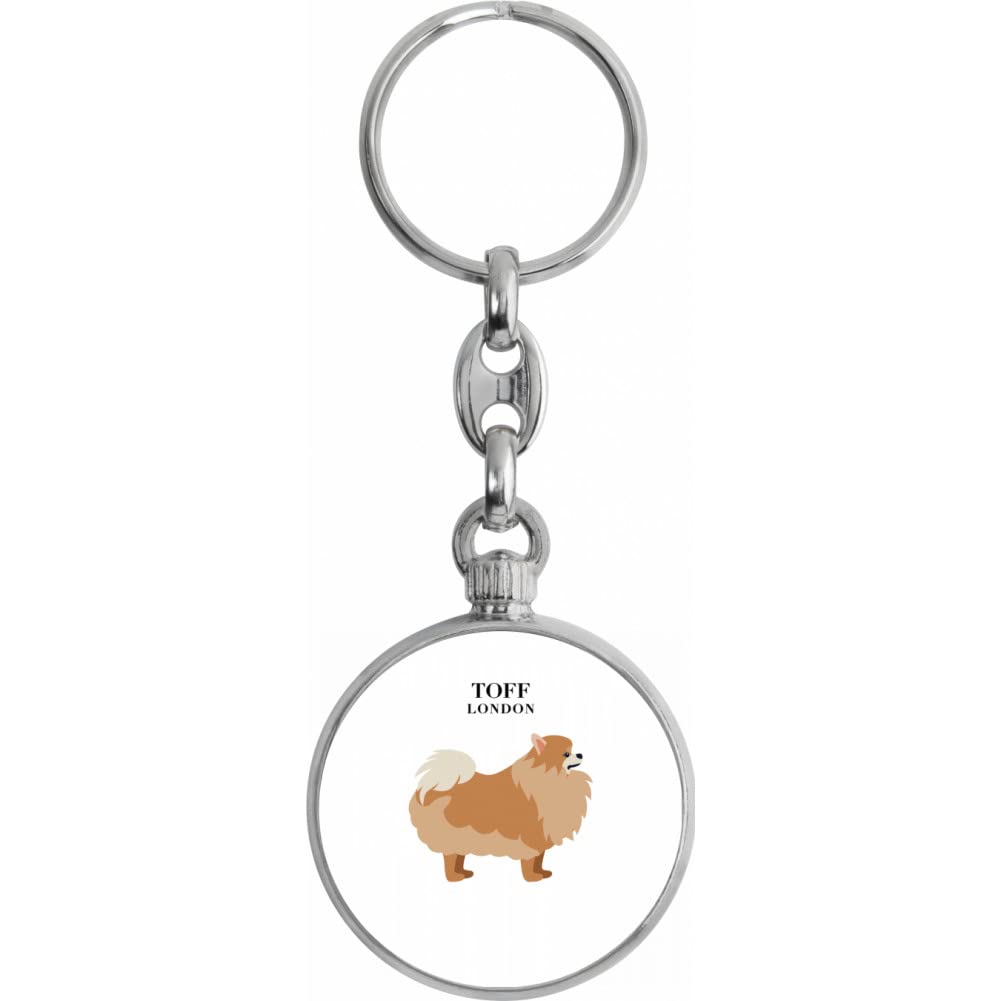 Toff London Pomeranian Dog Keyring