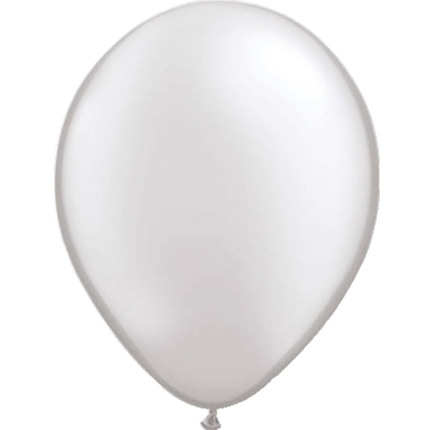 Folat 08119 Silver Balloons Metallic 30 cm-100 Pieces