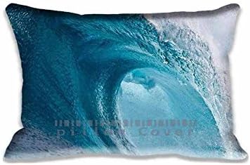 Personalized Patterned Wave Surf Ocean Sea Beach Art Nature Pillow Covers Decor - animals Nice Living Room Pillowcase Set , Fantasy Pillow Cases for Couples