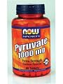 NOW Foods Sports Pyruvate -- 1000 mg - 90 Tablets