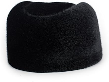 Mens Womens Faux Mink Fur Russian cossack Hat Winter Warm Trooper Trapper Hats