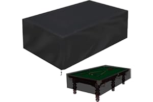 COOSOO 7 8 9 ft Pool Table Cover Waterproof Billiard Cover Full Protection Storage Bag with Drawstring for Pool Table Indoor 