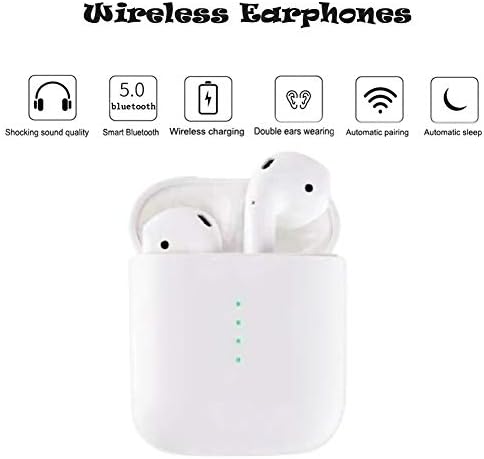 wealorwoe Bluetooth 5.0 Earbuds,i10 TWS Mini Wireless Bluetooth 5.0 Touch Earphone Earbuds with 3D Stereo Sound Built-in Mic Charging Box