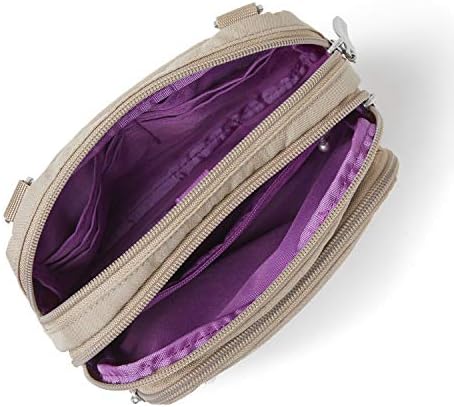 baggallini Triple Zip Crossbody Bag 5 baggallini Triple Zip Crossbody Bag