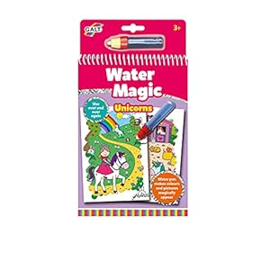 Galt Toys, Water Magic - Unicorns, Colouring Books for Children, Ages 3 Years Plus