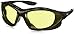 Uvex by Honeywell by Seismic Black Frame, Amber Lens, Uvextra Anti-fog S0602X