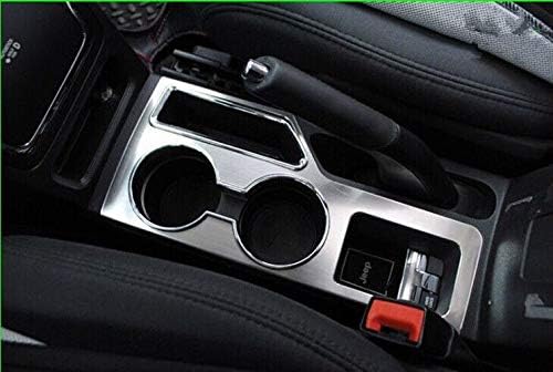 FidgetGear Car Stainless Interior Water Cup Holder plate For Jeep Compass Patriot 2011-2015