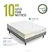 LUCID 10 Inch 2019 Gel Memory Foam Mattress - Firm Feel - CertiPUR-US Certified - 10-Year Warranty - King