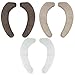 Sinland Washable Toilet Seat Warmer Toilet Seat Cover Cushion Pads (Beige+Grown+Coffee)