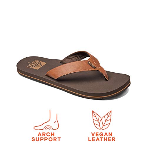 Reef Men's Sandals, Reef Twinpin, Brown, 8 Pricepulse