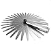 Jfbrix 32 Blades Stainless Steel Feeler Gauge with Metric and Imperial Scale for Measuring Gap Width or Thickness