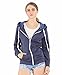 EASYHON Womens Soft Zip Up Fleece Hoodie Sweater Jacket