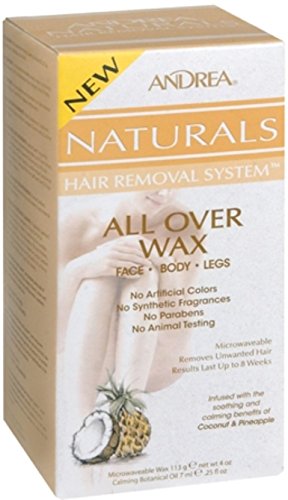Andrea Naturals Hair Removal System All Over Wax 1 Each 25 oz (Pack of 3)