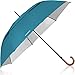 ZEKAR Wooden J-Handle Umbrella, 54/62/68 inch, UV & Classic Versions, Large Windproof Stick Umbrella, Auto Open for Men and Women