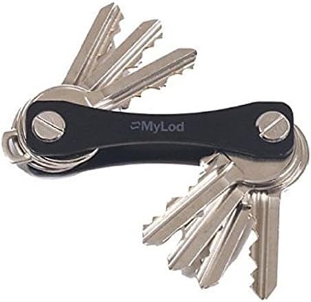 Compact Key Holder by Mylod Best Smart Holder Extended Keychain Organizer Made of Lightweight Aluminum Alloy Holds 2-8 Keys Premium Quality (Green)