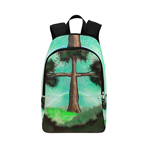 ENEVOTX Christian Christianity Religion Religious Faith Casual Daypack Travel Bag College School Backpack For Mens And Women
