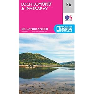 Loch Lomond & Inveraray Landkaart – Gevouwen Kaart, 13 juli 2016