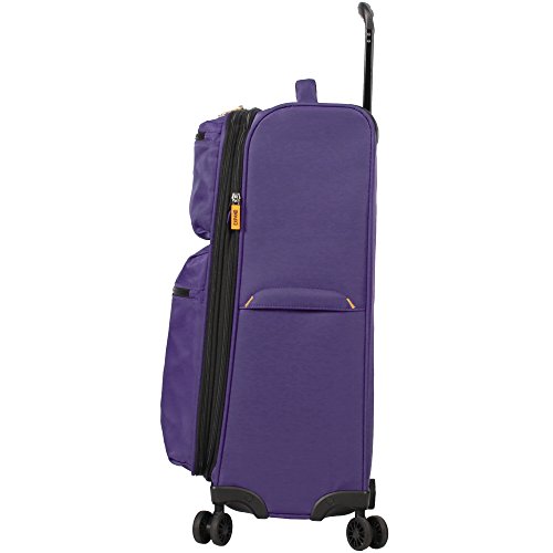 Lucas Designer Luggage Collection Expandable 24 Inch Softside Bag