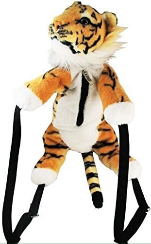 Orange Tiger Fashion Fun Plush Backpack