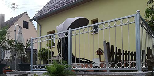 Metallzaun Schmiedeeisen Eisenzaun Zaun Zäune Anello-Z100/200 Zink – Bild 3