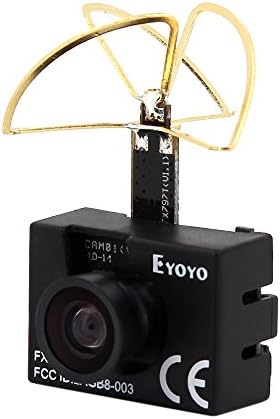 Uphig 5.8G 25mW Transmitter With 600TVL Camera 40CH Tx Raceband with Clover Antenna for FPV Indoor Or Outdoor Drone like Blade Inductrix