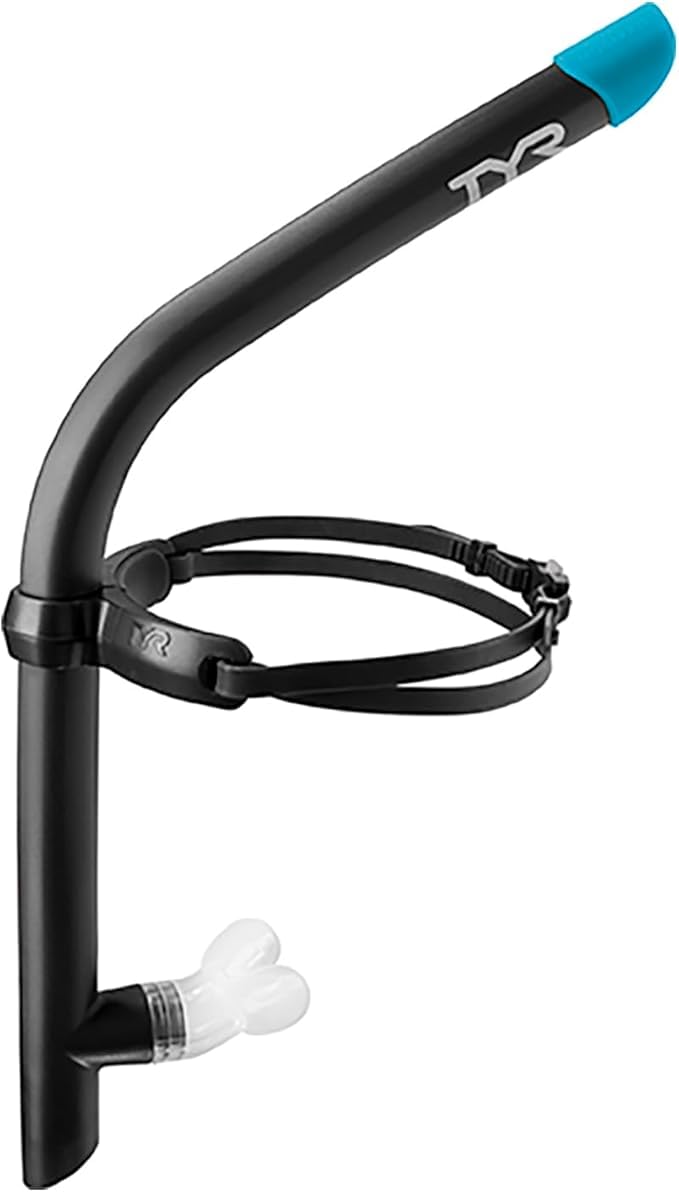 TYR Tyr04 Unisex Adult Ultralite Snorkel 2.0 - Black, M
