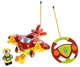 PowerTRC Cartoon Remote Control Vehicles For Kids | Airplane With Removable Driver and Animal