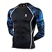 Men’s Skin Base layer Prints Long Sleeves Workout Tights Fits Pro Compression Shirt