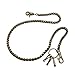 UNIQSUM Simple Rope shape wallet chain Biker Punk Jean Key chain (31inch, Bronze)