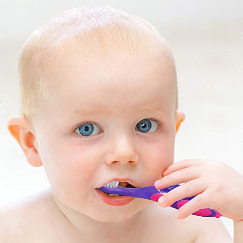 Slotic Baby Toothbrush Toddler Toothbrush for Age 0-2 Years Old