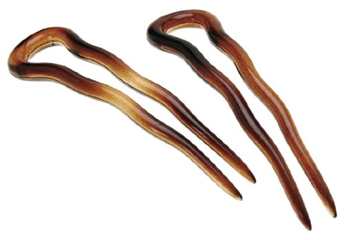 France Luxe Small Hair Pin Pair - Tortoise
