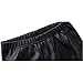 Weigou Women Leggings Winter Warm Pants Thick Velvet Faux Leather Leggings Slim Trousers (S, Black(1))
