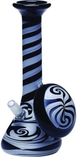 SCIENTIFIC LAB 13-302 - WP MINI BEAKER DISH GRIP WIG WAG STRIPES 6" BLACK WHITE MALE 10MM