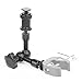 ChromLives 7'' Magic Arm Articulating Magic Friction Arm Adjustable w/Hot Shoe Mount 1/4'' Tripod Screw for DSLR Camera Rig/LCD/DV Monitor/LED Lights/Flash Light/Microphone/DJI Osmo