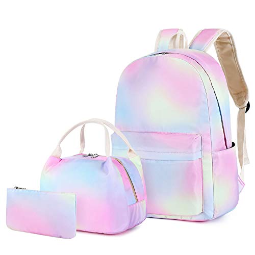 Pawsky Teen Girls School Backpack Kids Bookbag Set Water Resistant