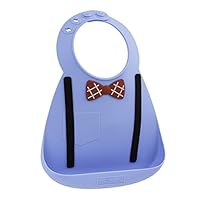 Make My Day Baby Bib Scholar, Blue/Red/Black