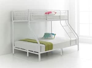 Litera triple con cama superior de 90 cm, cama inferior de 135 cm