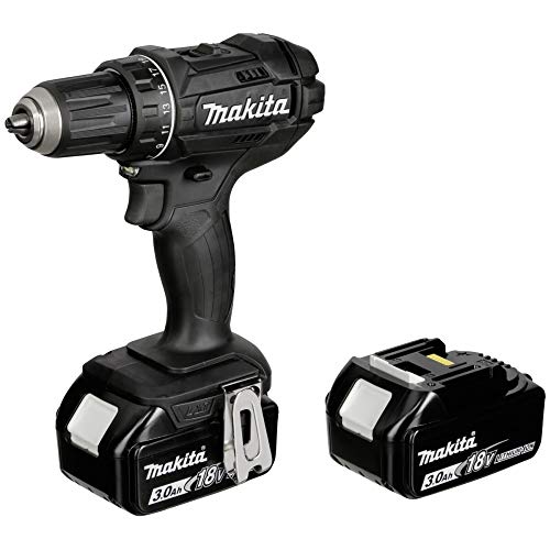 Makita DDF482RFEB Akku-Bohrschrauber im Transportkoffer DDF 482 RFEB 2x18,0V-LI 3,0Ah, 1 W, 18 V, Schwarz – Bild 3