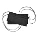 DALIX Waist Aprons Commercial Restaurant Home Bib Spun Poly Cotton Kitchen (3 Pockets) in Black 2 Pack