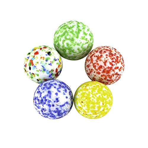 Faxco 90Pcs Coloured Game Marbles, Glass Marbles Bulk, Checkers Glass Marbles, Fishbowl Ornaments, Glass Marbles Toys - Thumbnail 3
