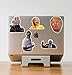 (20 Pack) Funny Internet Memes and Celebrity Vinyl Sticker Pack Stickers for Laptop, iPhone, Water Bottles, Computer, and Hydro Flask by The Carefree Bee