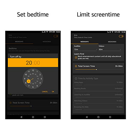 Fire 7 Kids Edition Tablet | 7" Display, 16 GB, Pink Kid-Proof Case + Made for Amazon Bluetooth BuddyPhones, PlayTime in Pink – Ages (3-7) - Image 7