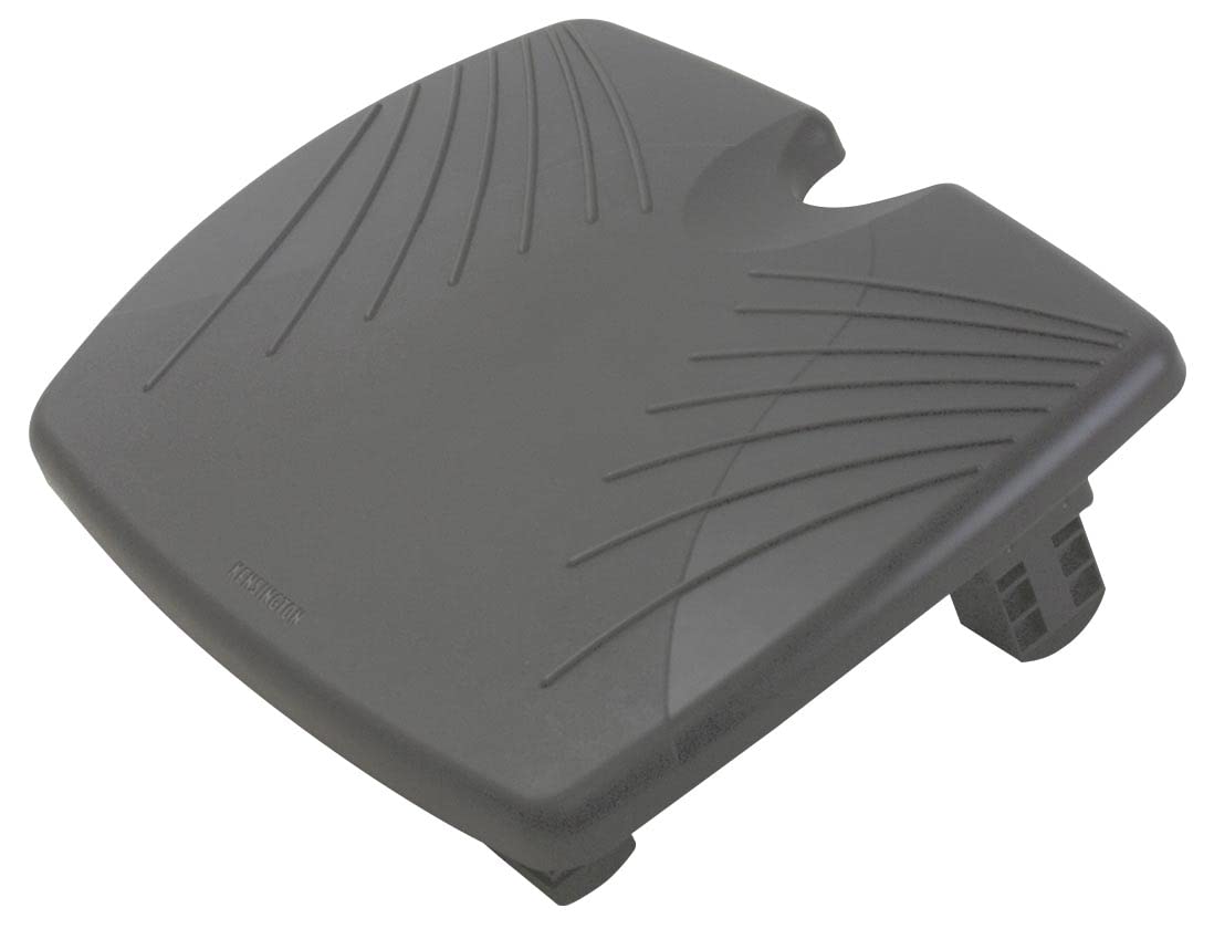 Kensington SoleRest Foot Rest for Under Desk, Adjustable Ergonomic Foot Stool, Footrest with 12-Level Tilt Adjustment and Non-Slip Base for Office Desk & Home Black, 56148