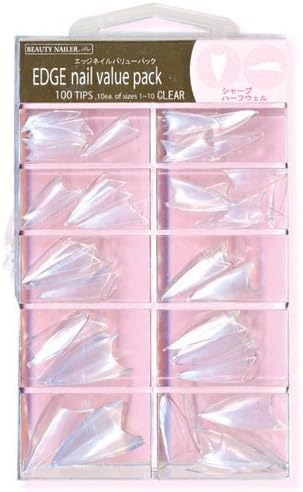 Amazon ムラキ ブレーンネイルチップ エッジネイルバリューパック ソフト ハーフウェル Edn 2 ムラキ ネイルチップ 通販