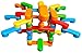 Magz-Bricks 45 piece magnetic building set, magnetic building blocks, consisting of 25 Bricks with 2 magnets, 15 Bricks with 3 magnets, 5 magnetic risers, and a permanent canvas storage bag.