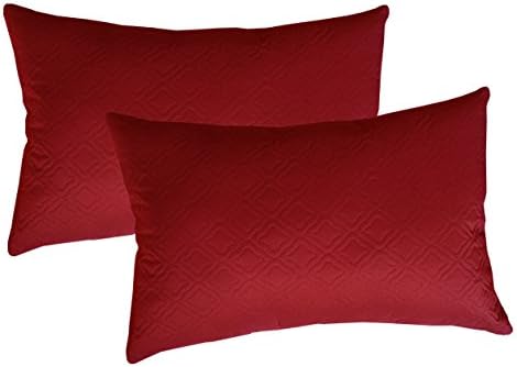 EDIE 3757D-2 Lobster Sonic Florentine Decorative Pillow 2 Pack,Lobster,13x20