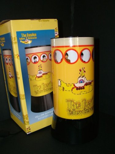 Beatles Yellow Submarine Shimmering Table Lamp