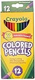 Crayola 68-4012 Colored Pencils, 12-Count, Pack of