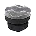 Yesland Tire Dressing Applicator, 4 Pack Tire Shine Applicator Dressing Pad - Hex Grip Design Car Cleaning Supplies - Durable & Reusable Tire Foam for Tire Detailing